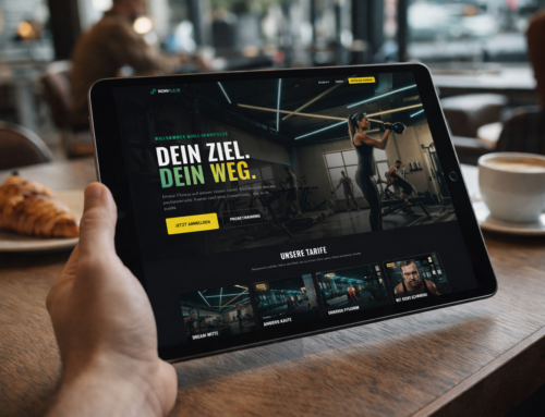 Fitness-Studio Website mit digitalen Verträgen