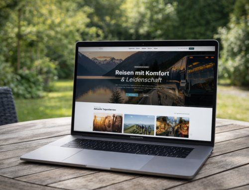 Reisebüro-Website mit Katalog-Integration