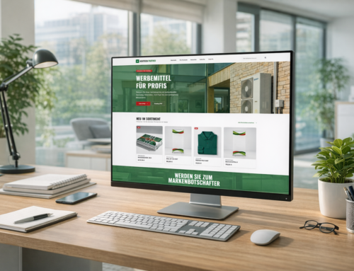 Werbemittel-Shop mit Partnerverwaltung